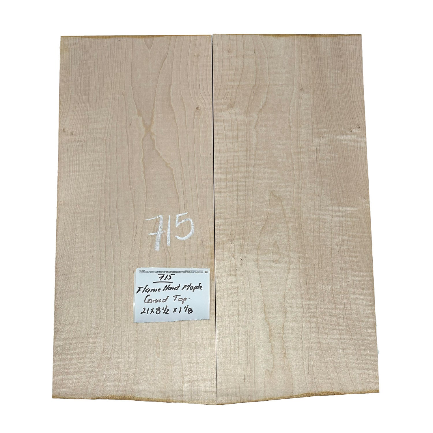 Flame Hard Maple Guitar Carved Top 21