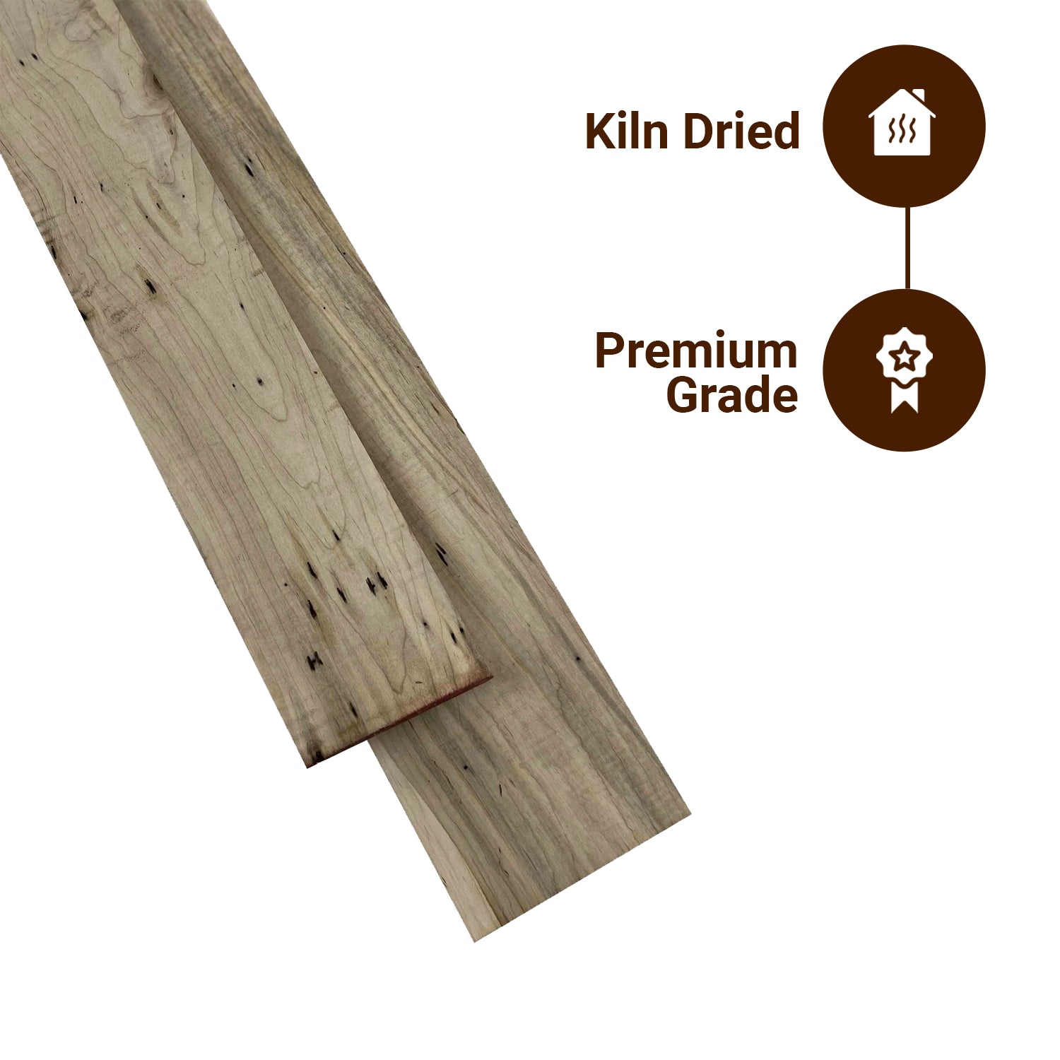 8/4 Premium Ambrosia Maple Lumber Boards - Exotic wood zone