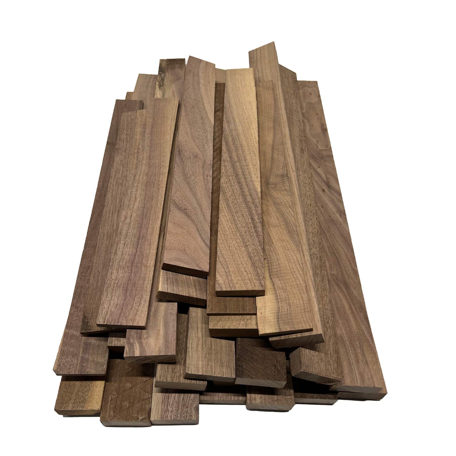 15 Pound Box of American Black Walnut Wood Cut-Offs - 3/4-1 Thick pieces  - Buy online – Exotic Wood Zone