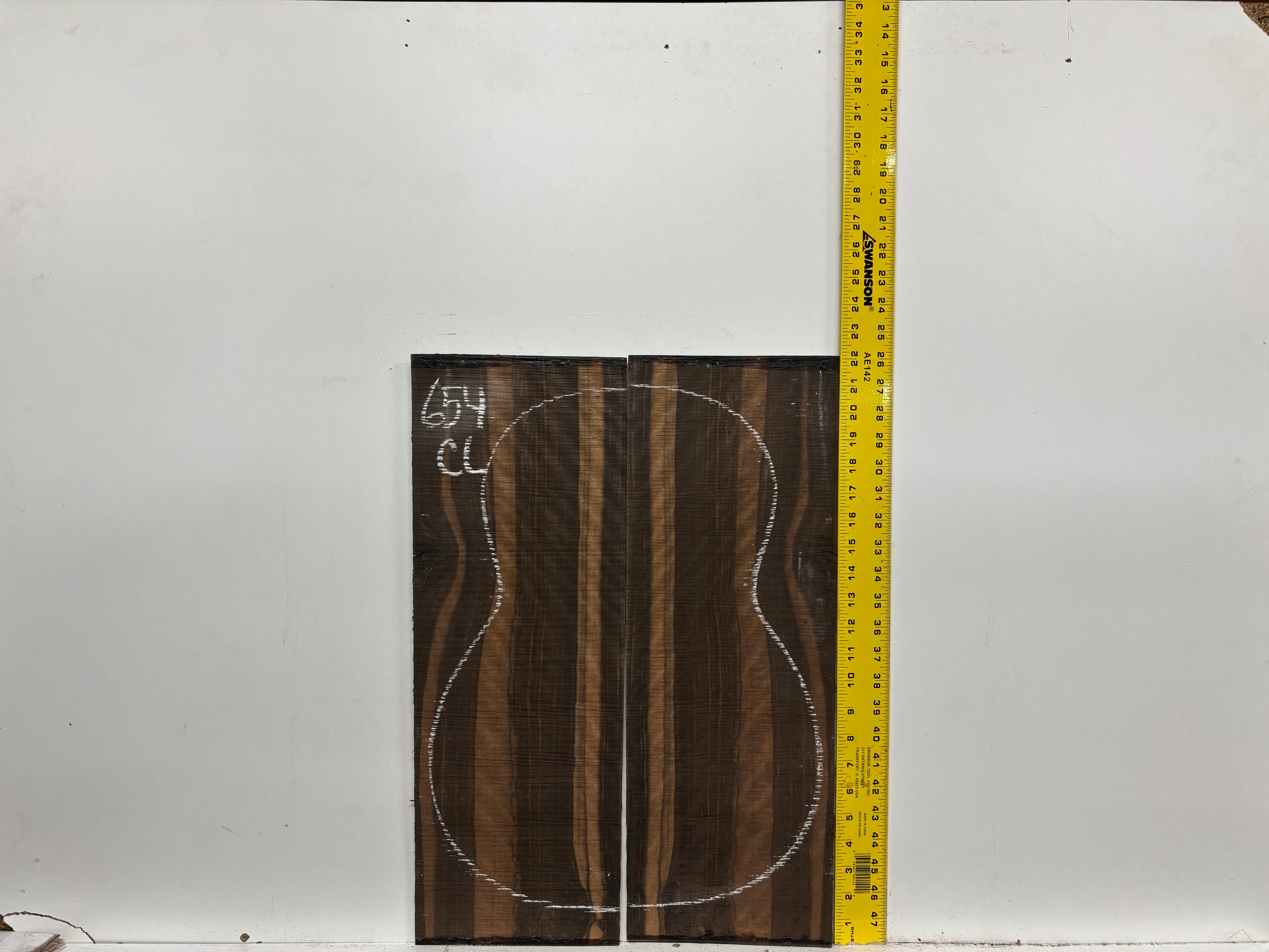 2 Pack, Hard Maple Thin Stock Lumber Board Blanks 36" x 6" x 3/4" 819