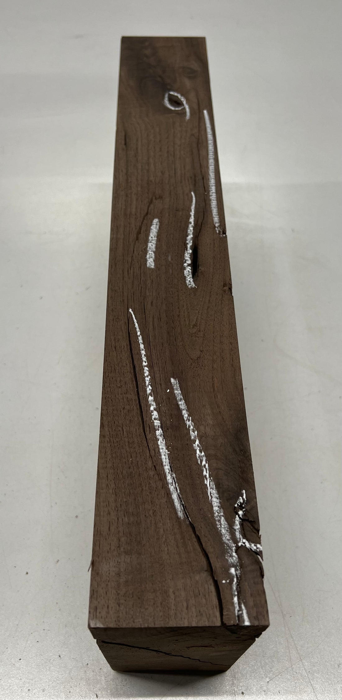 Black Walnut Lumber Board Wood Blank 19&quot;x 6-3/4&quot;x 3&quot; 