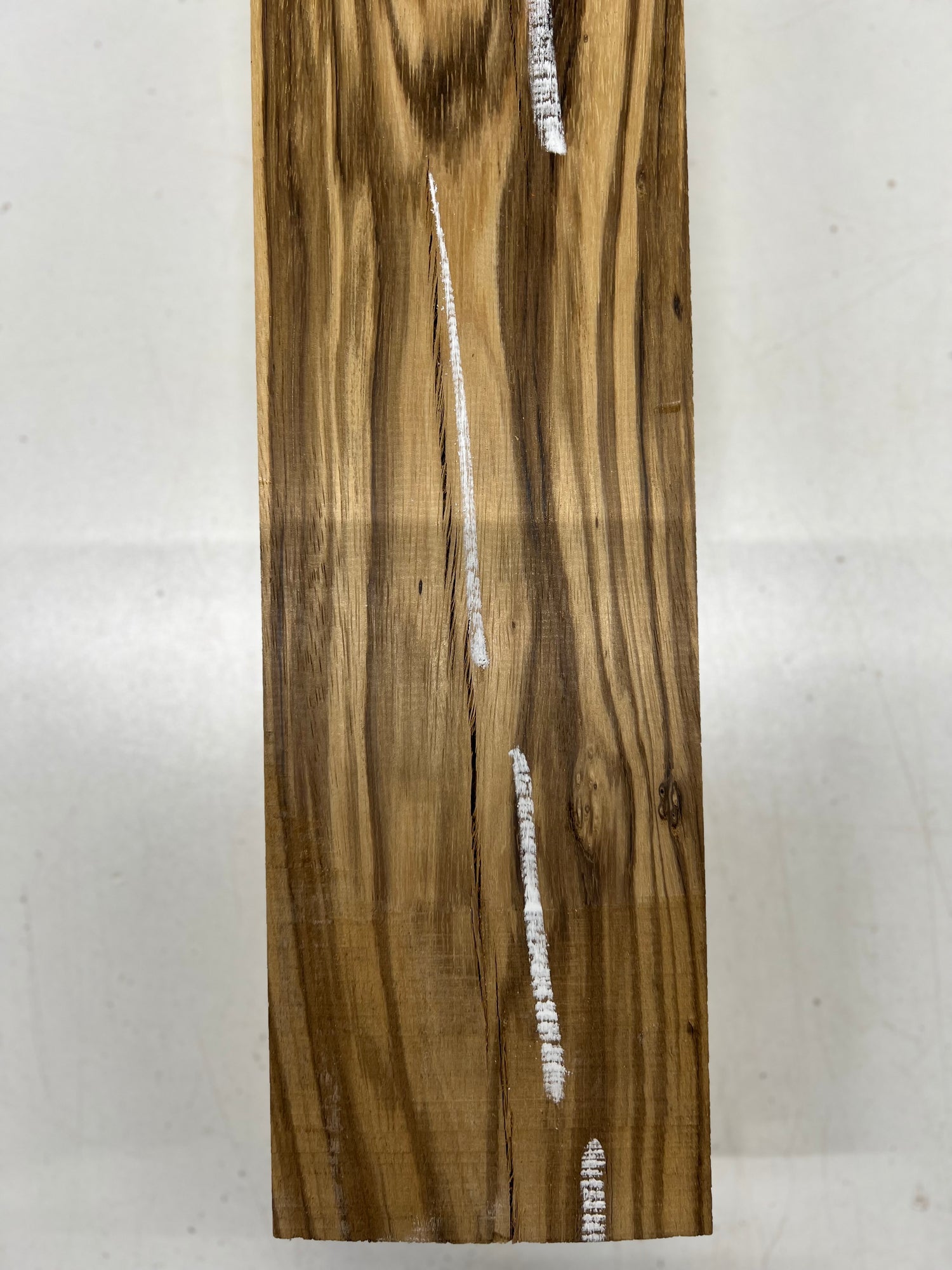 Zebrawood Lumber Board Wood Blank 25&quot;x 4&quot;x 1-3/4&quot; 