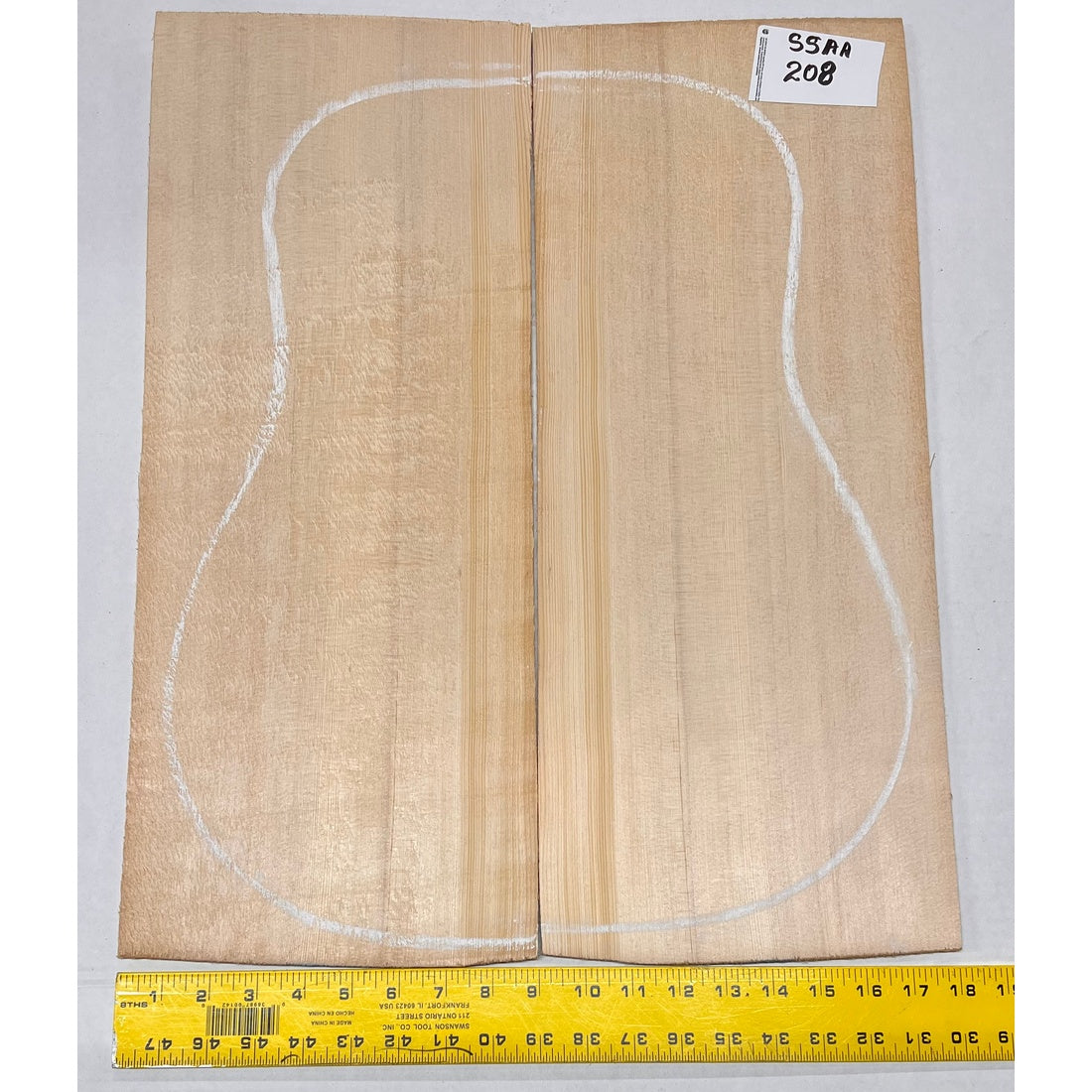 Sitka Spruce Dreadnought Guitar Wood Tops Bookmatched SS AA 208 Exotic Wood Zone