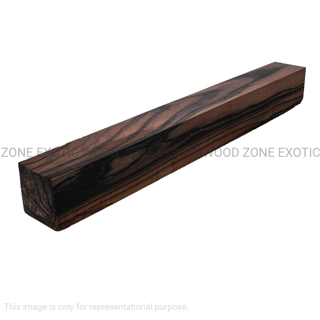 Pack of 2 ,Macassar Ebony Exotic Wood Pool Cue Blanks 1-1/2&quot;x 1-1/2&quot;x 18&quot; - Exotic Wood Zone - Buy online Across USA 