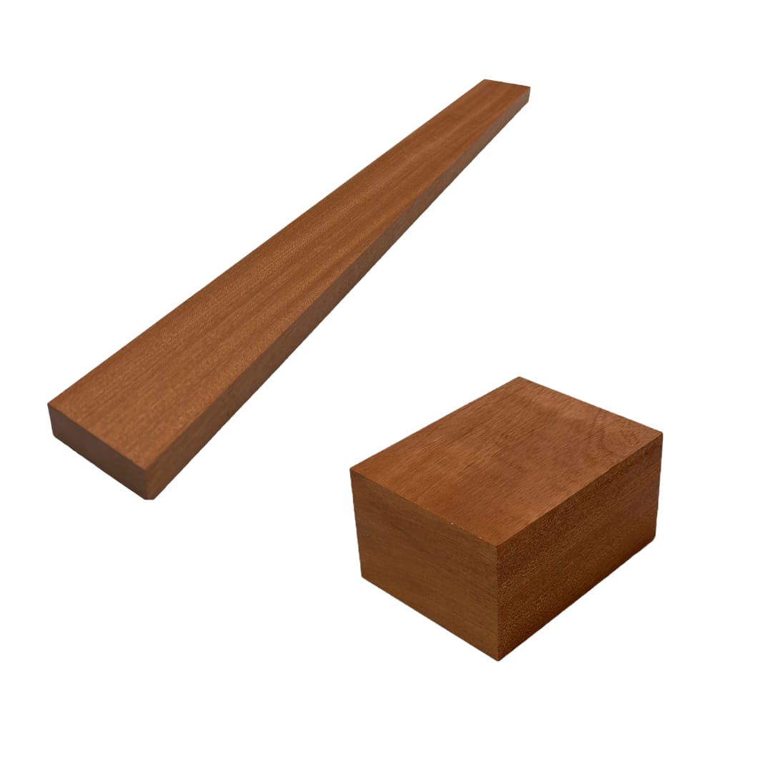 Neck Blank + Heel Block Combo | Sapele - Exotic Wood Zone - Buy online Across USA 