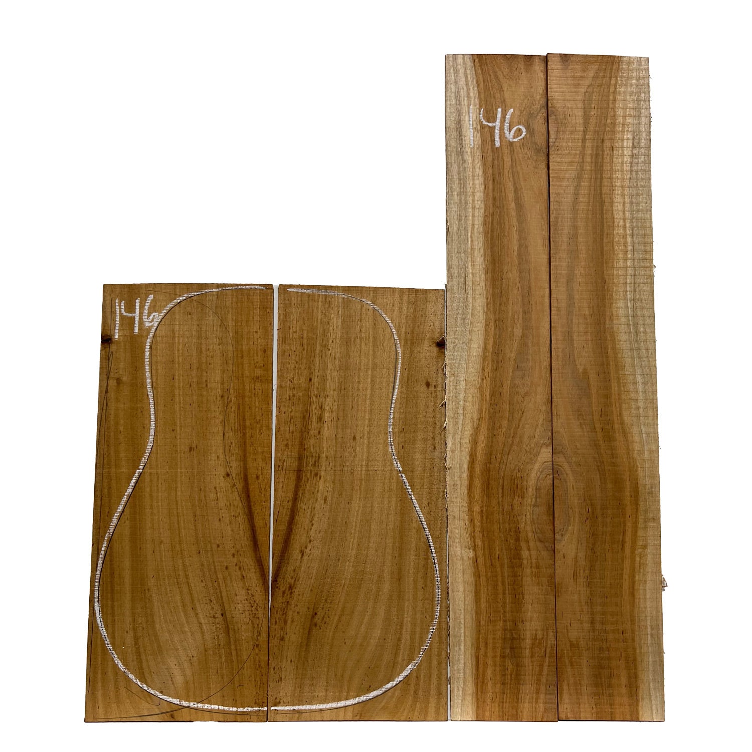 Acacia Classical Guitar Back & Side Set #146 – Exotic Wood Zone