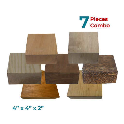 Paquete de 4, tablero de madera de palma negra, 3/4 x 2 pulgadas (3/4 x 2 x  12 pulgadas)