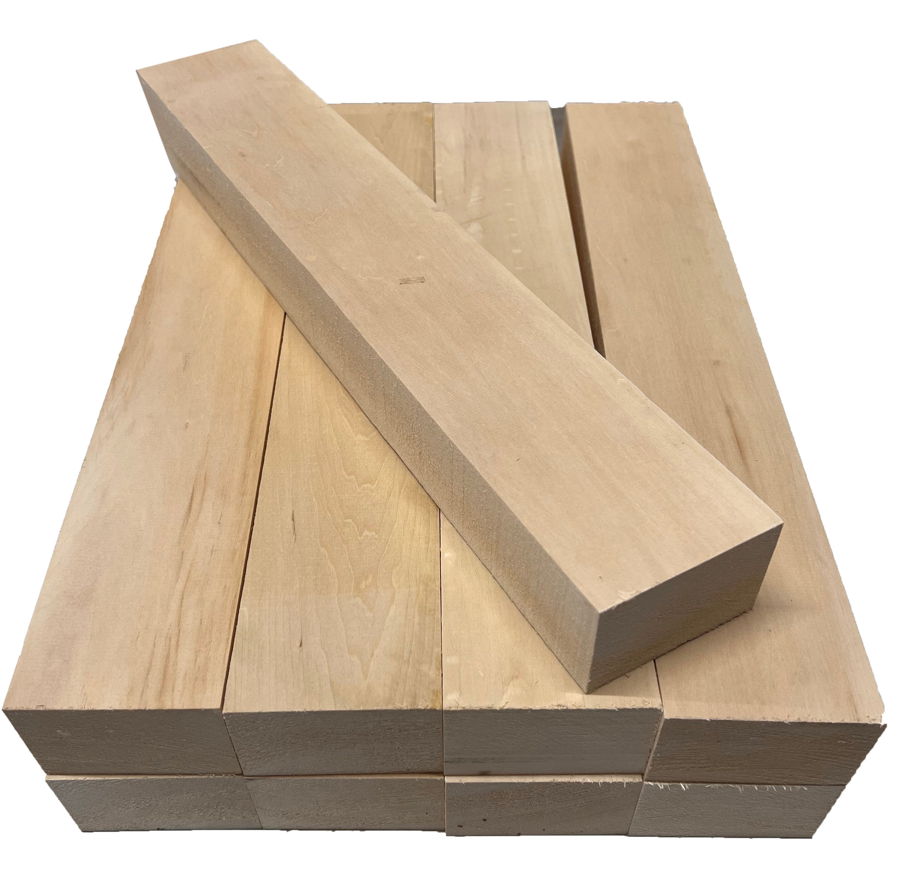 2 x 2 x 4 Basswood Carving Wood Blocks Craft Lumber BUY IN BULK 100  pieces!