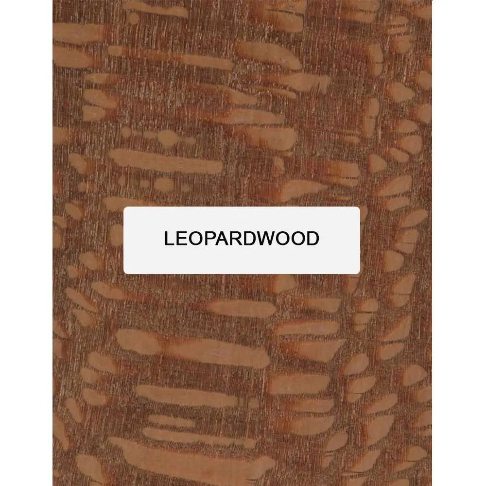 Leopardwood Archtop Guitar Tailpiece - Exotic Wood Zone - Buy online Across USA 