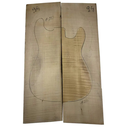 Maple Electric Guitar Carved Top/Plate 