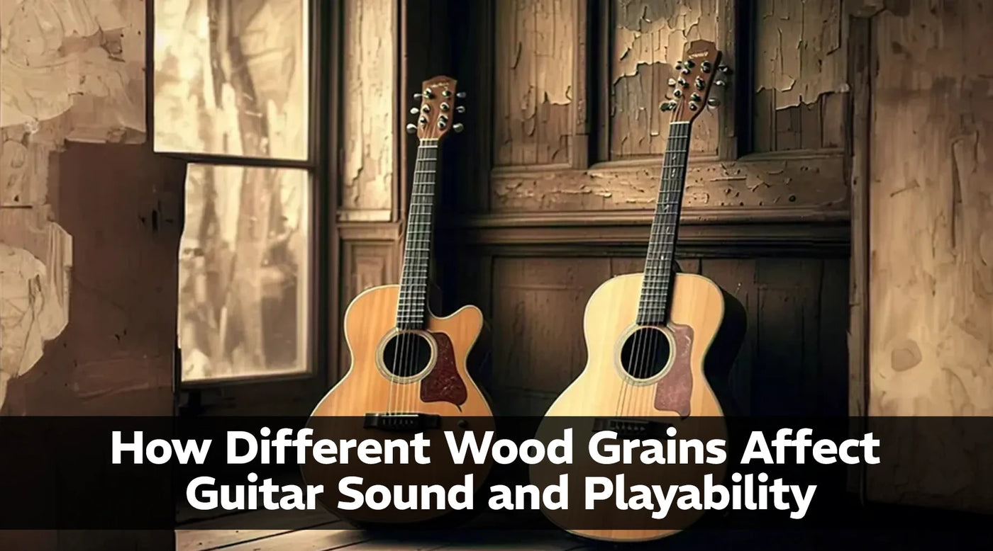 How Different Wood Grains Affect Guitar Sound and Playability