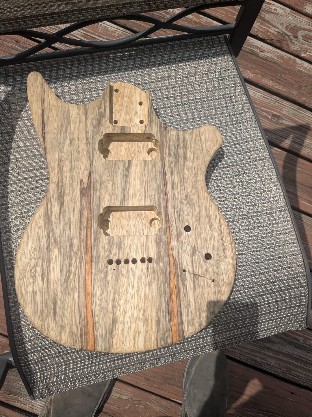 Rustic Charm Electric Guitar Body