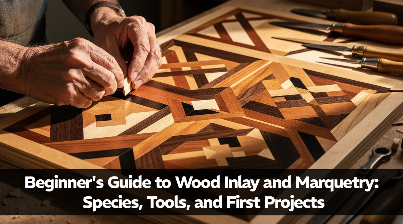Beginner's Guide to Wood Inlay and Marquetry: Species, Tools, and First Projects