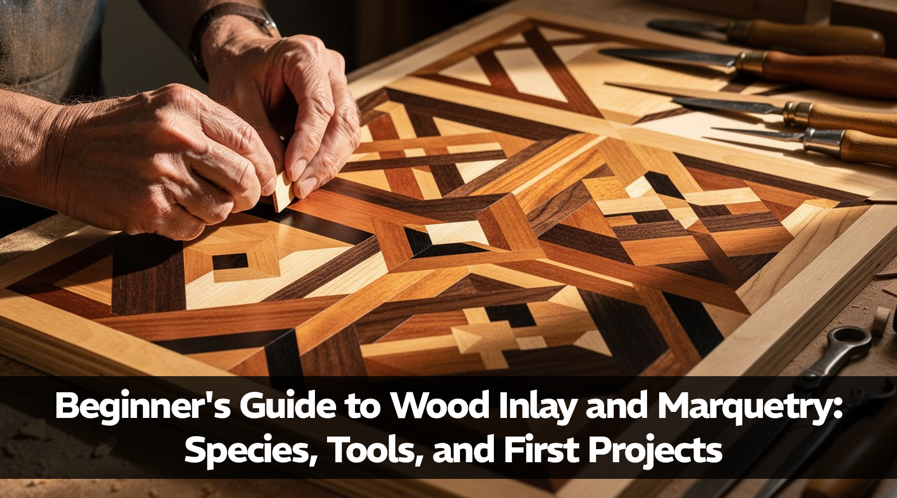 Beginner's Guide to Wood Inlay and Marquetry: Species, Tools, and First Projects