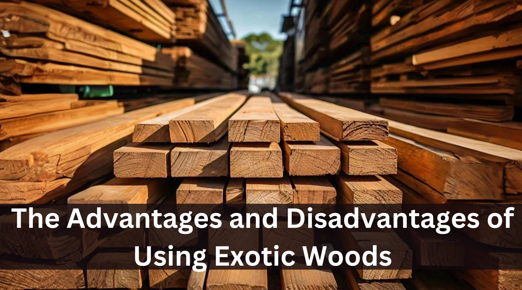 The Pros and Cons of Working with Exotic Woods