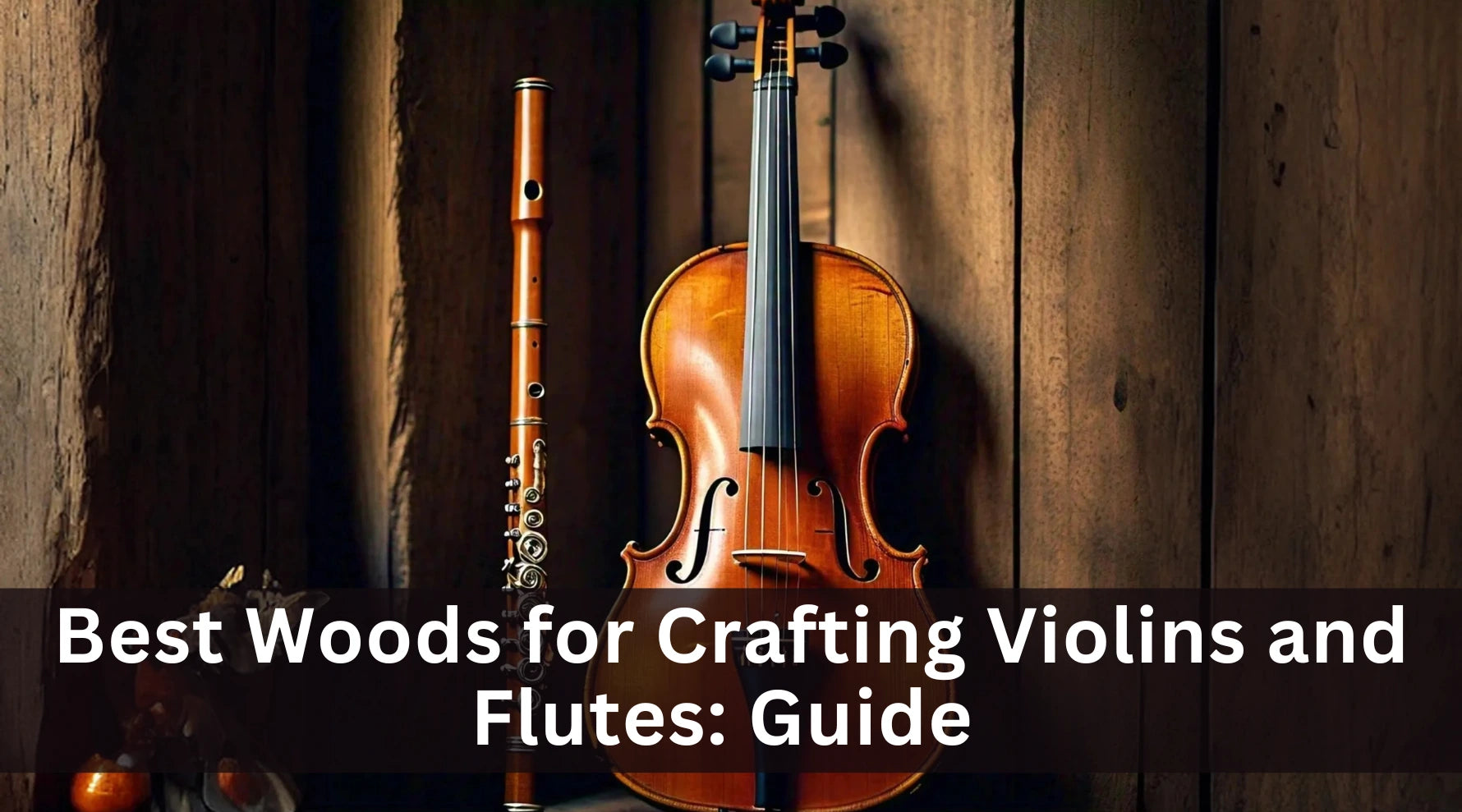 Best Woods for Crafting Violins and Flutes: A Guide for Instrument Makers