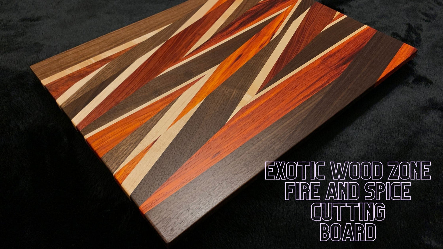Exotic Wood Zone Cutting Board by Casey Reeves