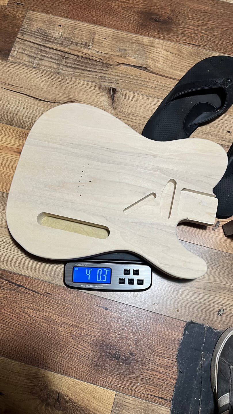 Unfinished Guitar Body