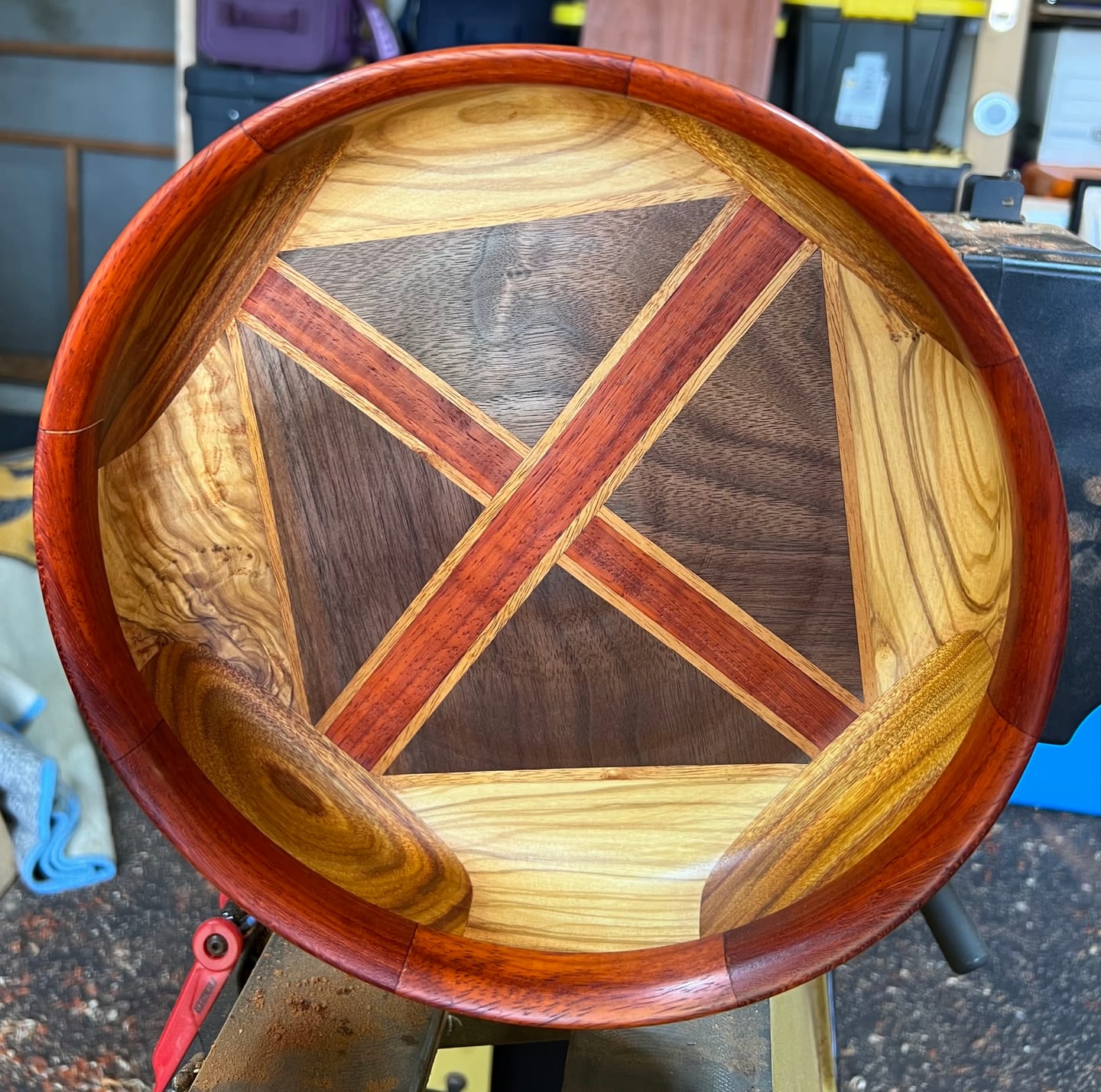 Segmented Wooden Bowl