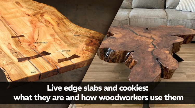 Live Edge Slabs and Cookies: What They Are and How Woodworkers Use Them