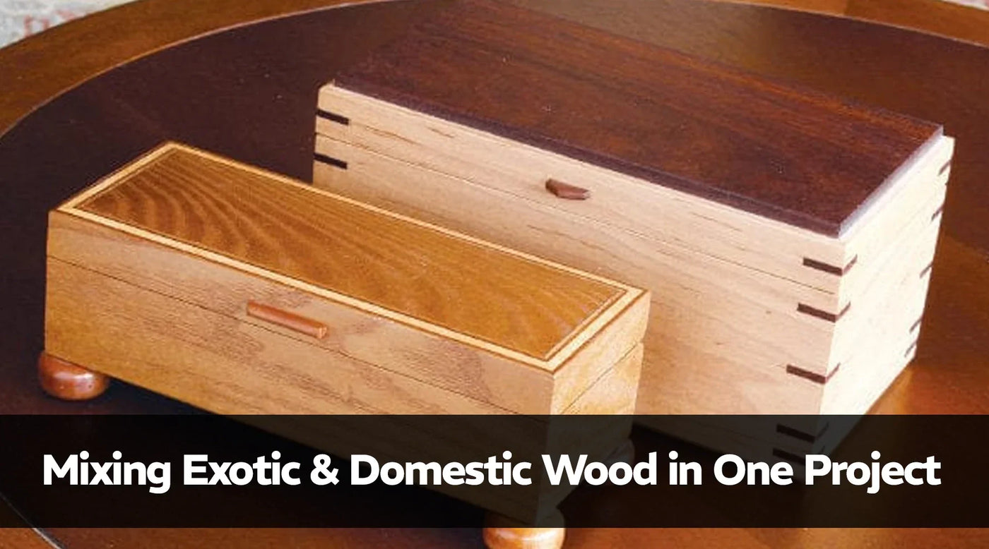 Mixing Exotic & Domestic Wood in One Project