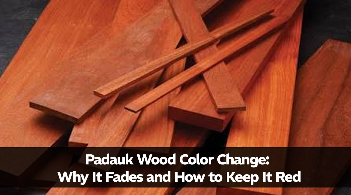 Padauk Wood Color Change: Why It Fades and How to Keep It Red