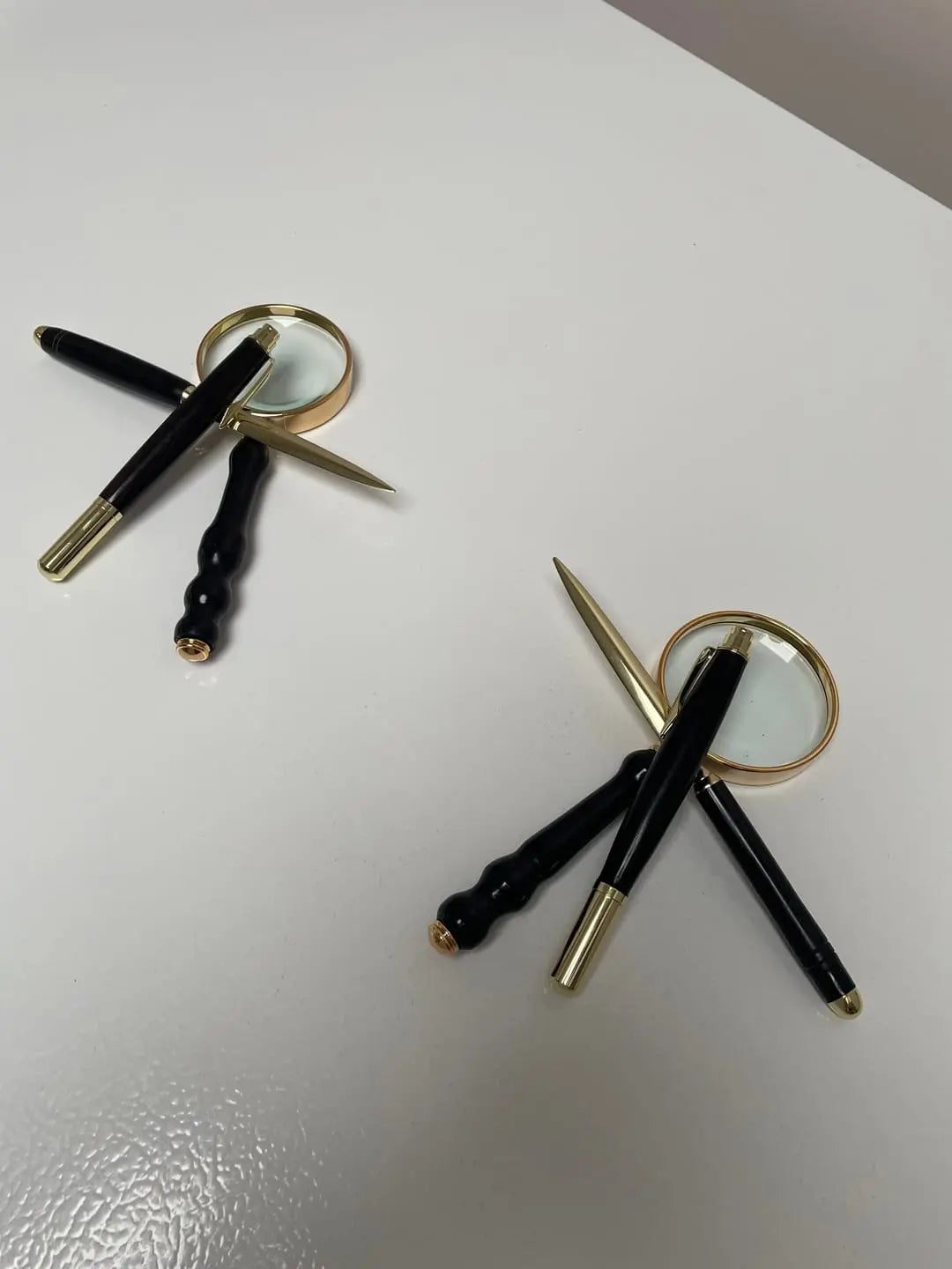 Ebony-Desk-Set Exotic Wood Zone