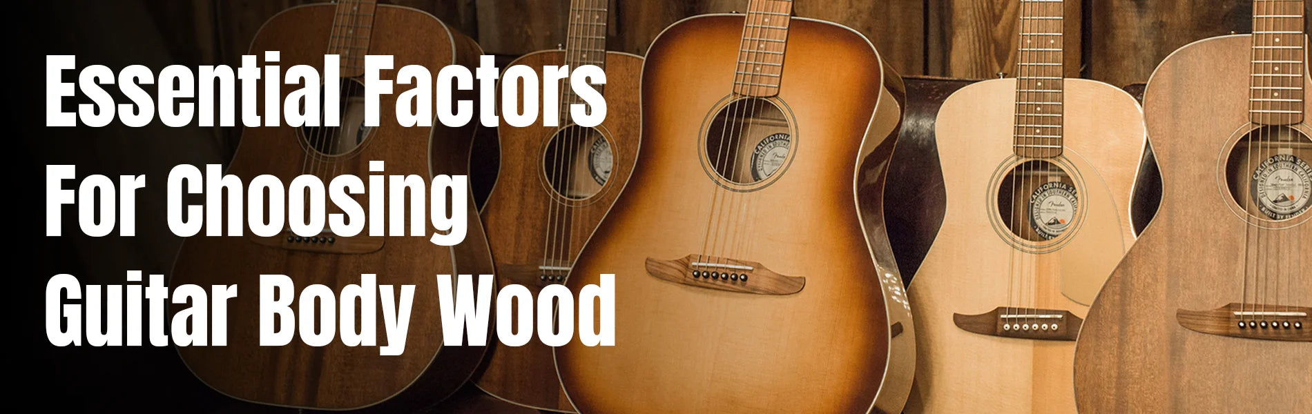 Essential Factors for Choosing Guitar Body Wood