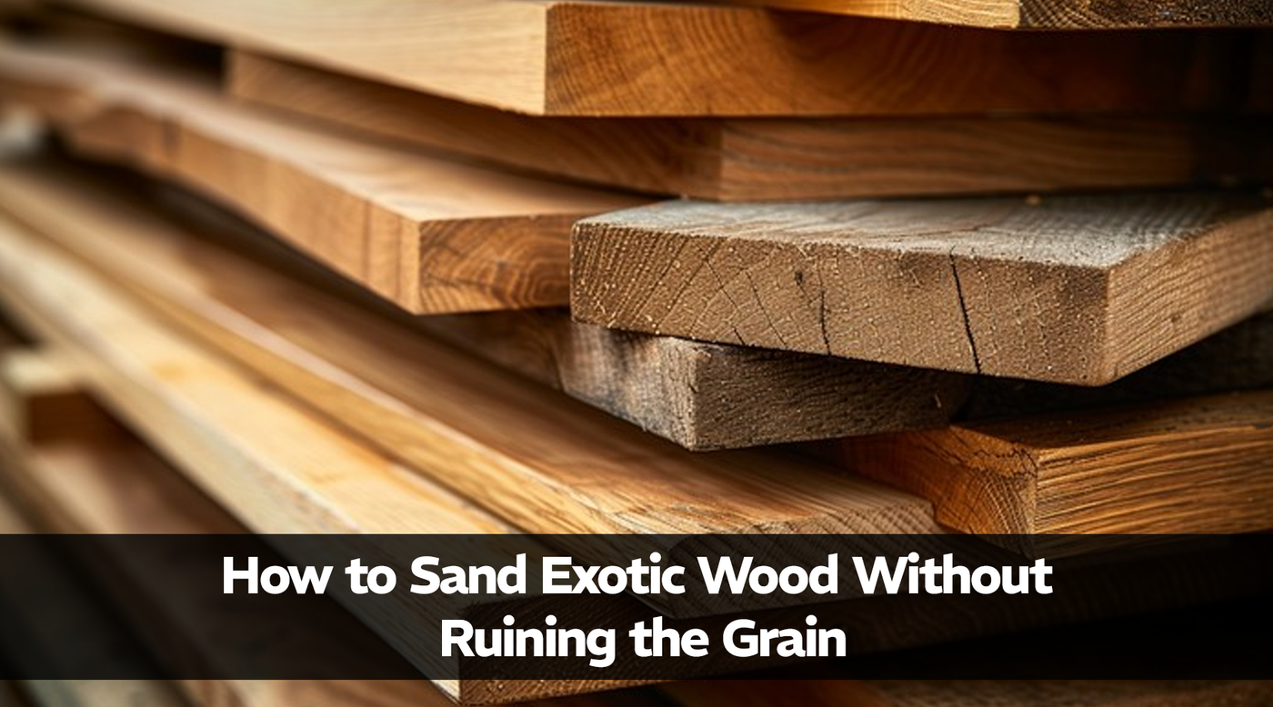 How to Sand Exotic Wood Without Ruining the Grain