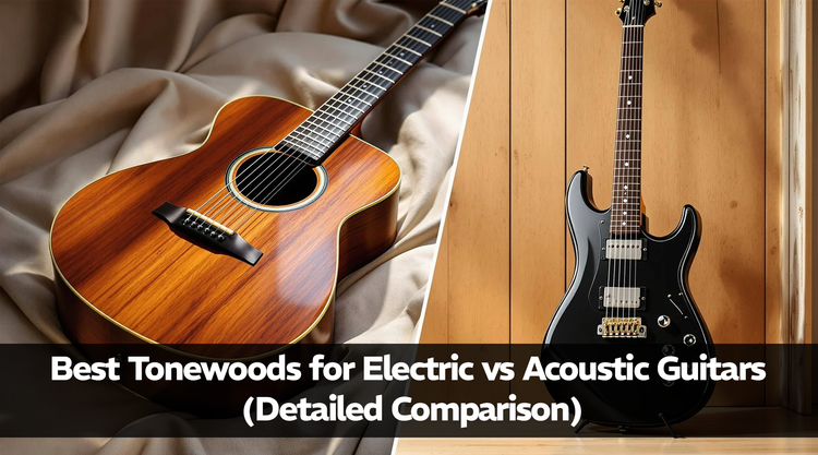 Best Tonewoods for Electric vs Acoustic Guitars (Detailed Comparison)