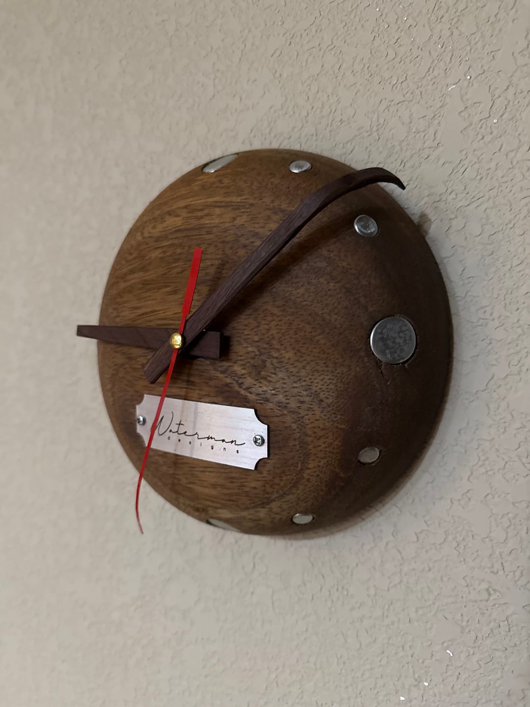 Handcrafted Table Clock