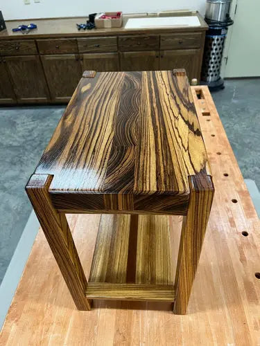 Open-Side-Table Exotic Wood Zone