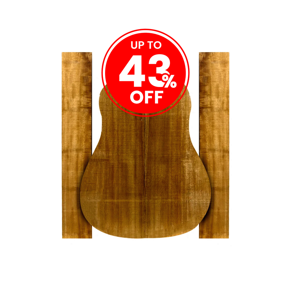 Golden-Acacia-Guitar-Set Exotic Wood Zone
