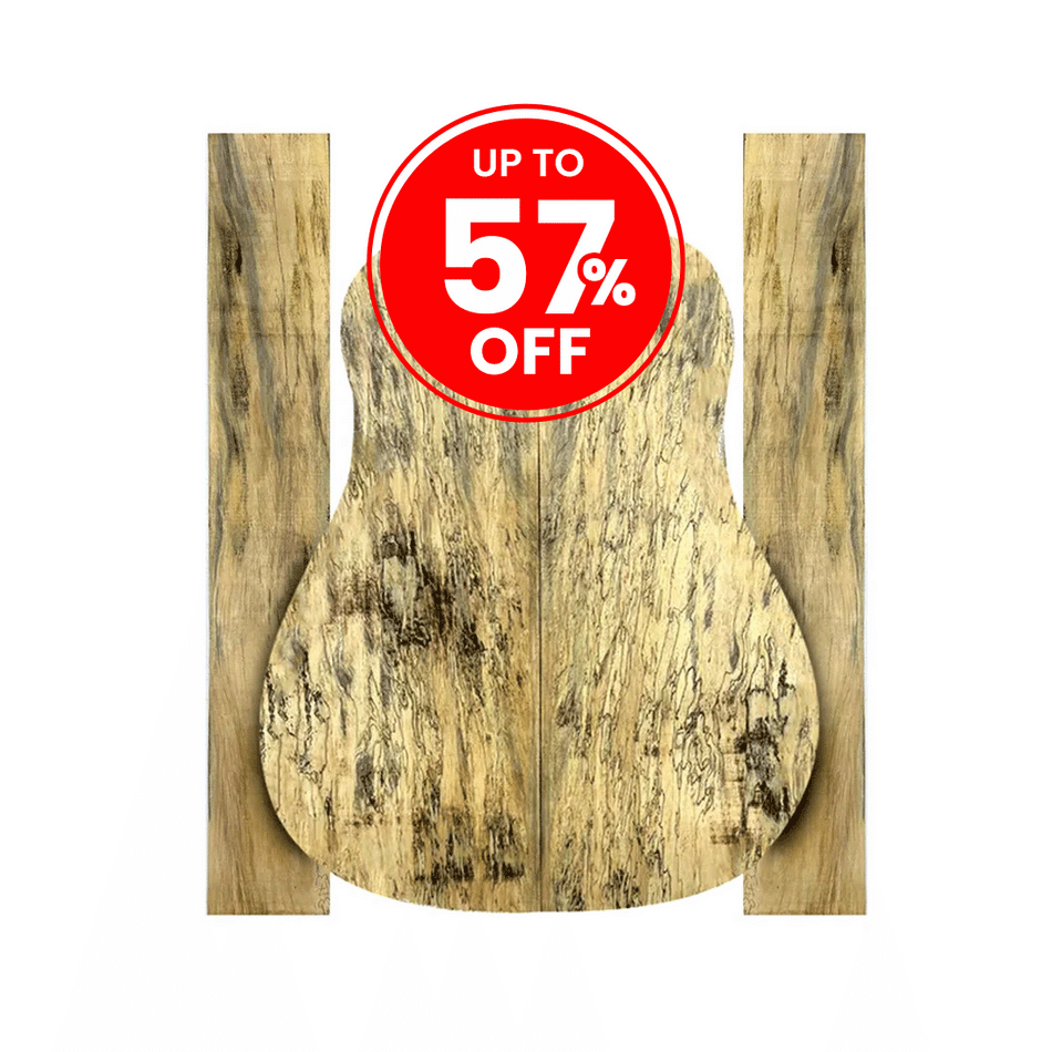 Spalted-Tamarind-Guitar-Sets Exotic Wood Zone