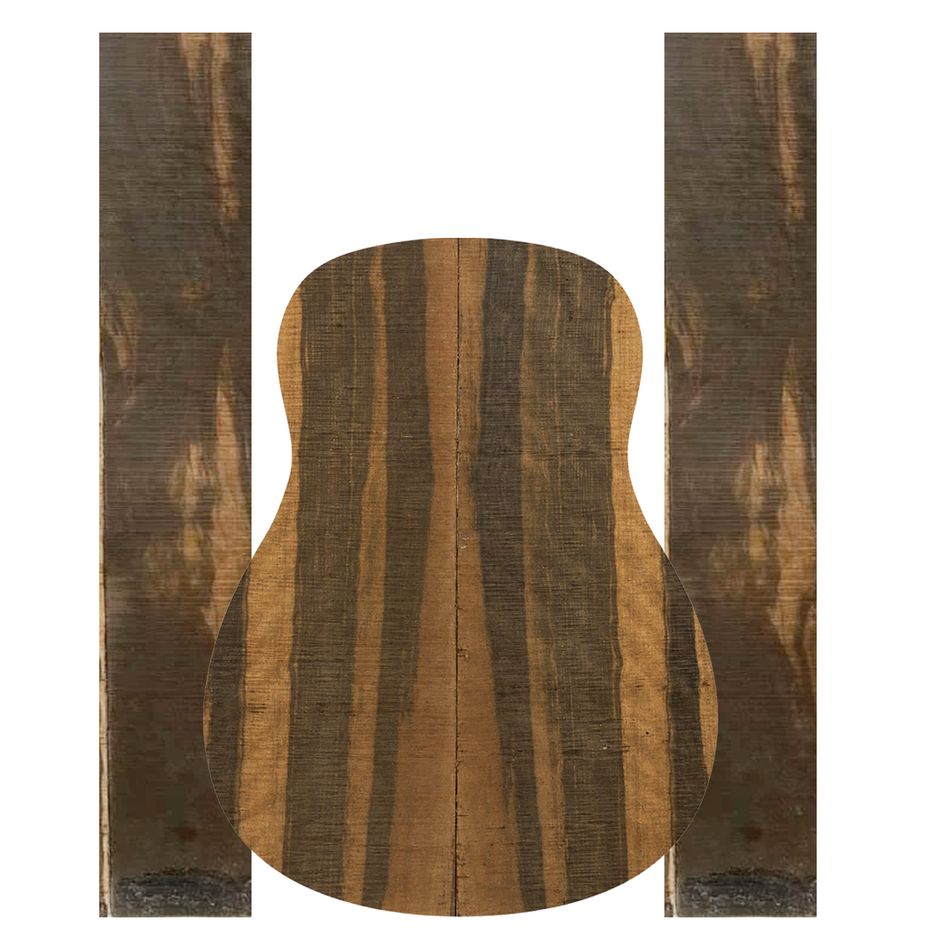 Indian-Ebony-Guitar-Back-and-Side-Sets Exotic Wood Zone