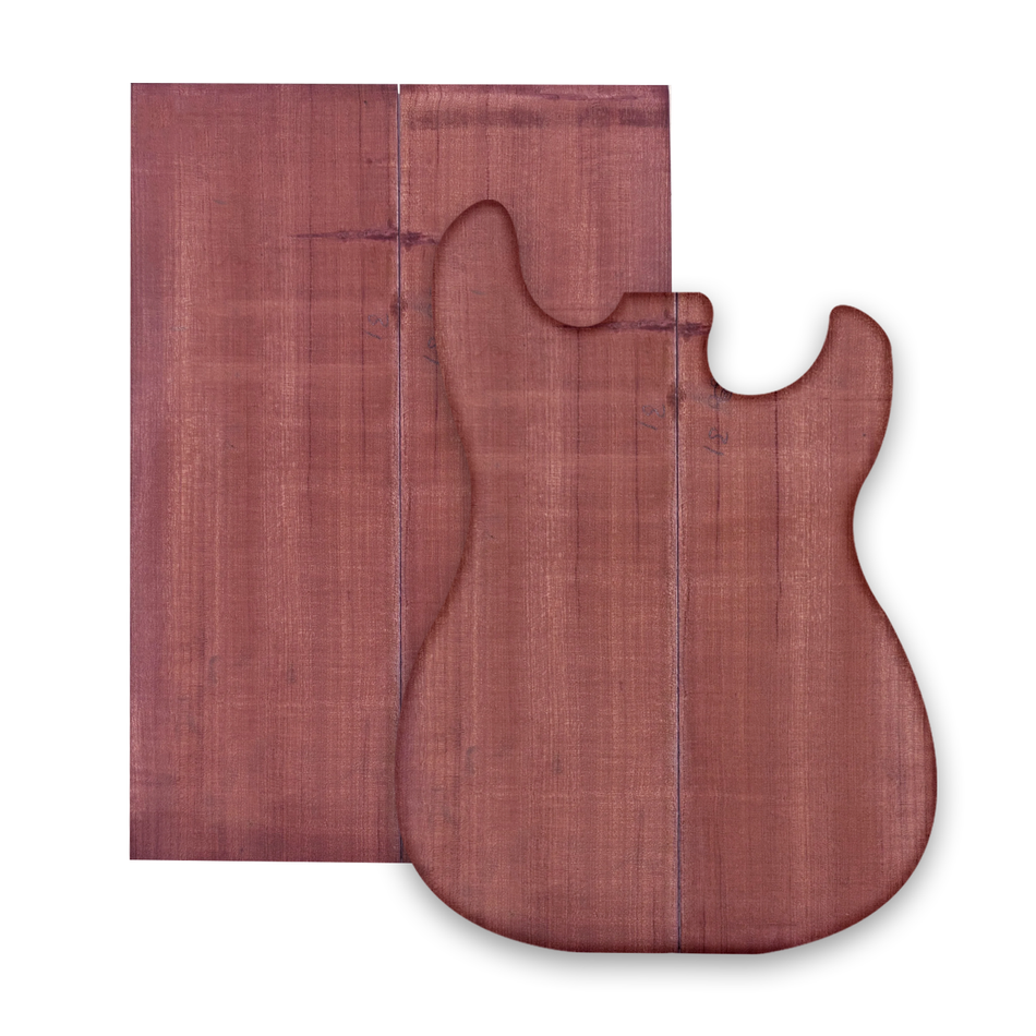 Purpleheart-Guitar-Drop-Top Exotic Wood Zone