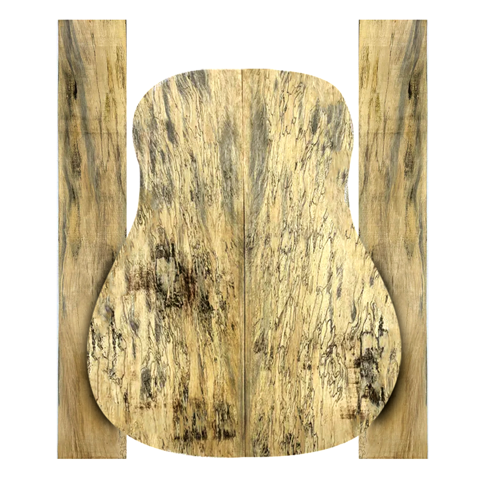 Spalted-Tamarind-Guitar-Sets Exotic Wood Zone