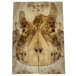 Poplar Burl Guitar Wood Drop Tops With Free Shipping - Exotic Wood Zone 