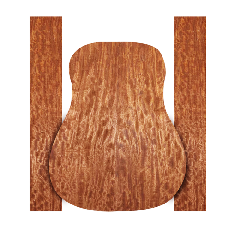 Waterfall-Curly-Flame-Bubinga Exotic Wood Zone