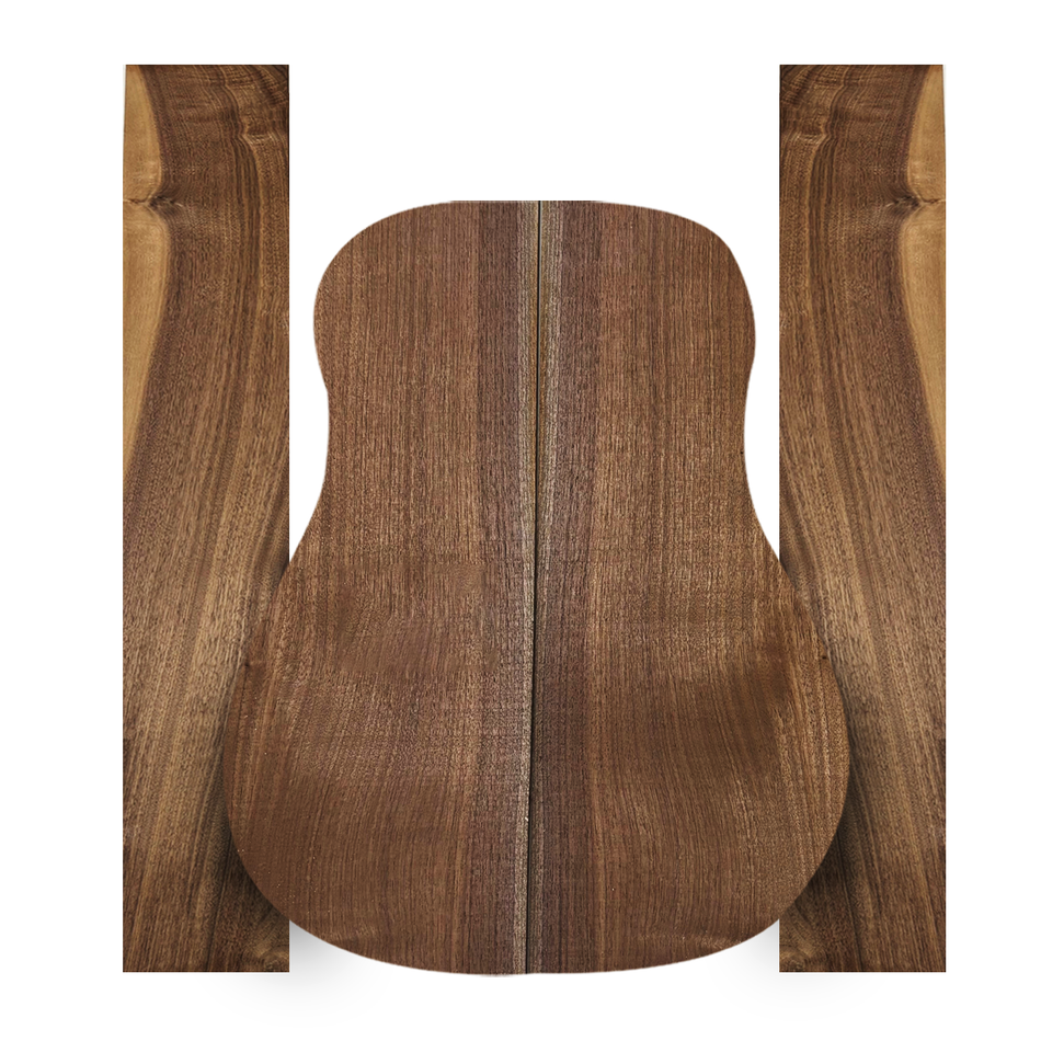 Defective-Black-Walnut-Guitar-Sets Exotic Wood Zone