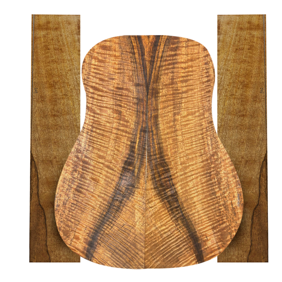 Flame-Chocolate-Mango-Guitar-Set Exotic Wood Zone