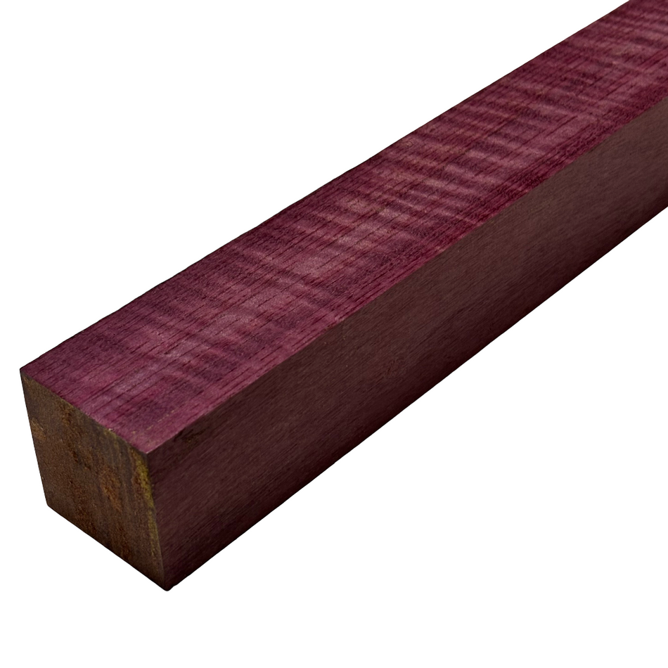 Flame Purpleheart Turning Wood Blank