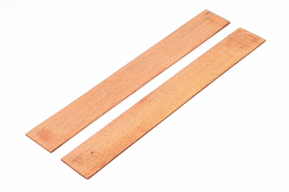 Pack of 10 Pieces, Indian Mahogany Thin Sawn Lumber Board Blank - 1/8"x 3" x 18"