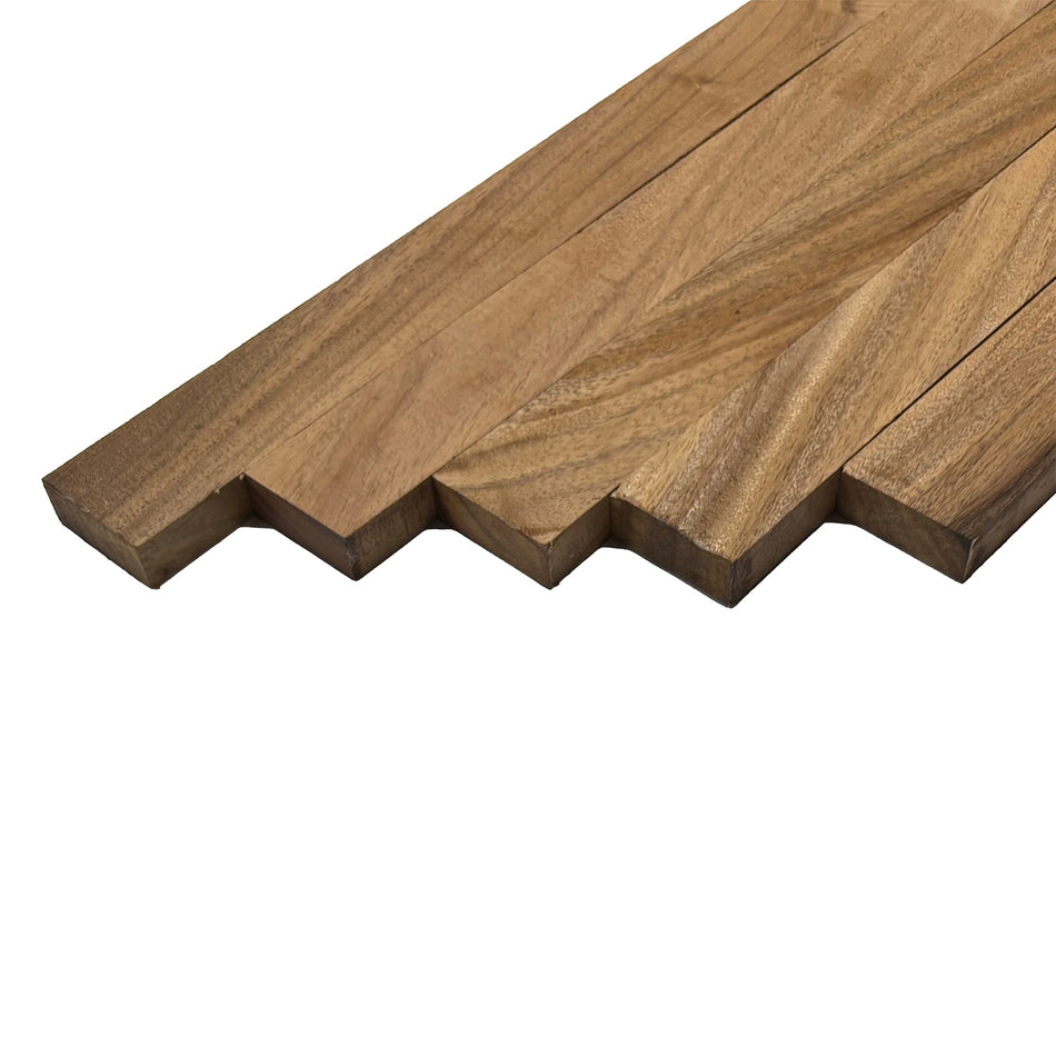 Indian Walnut Cutting Board Lumber - 3/4" x 2" (4 Pieces)