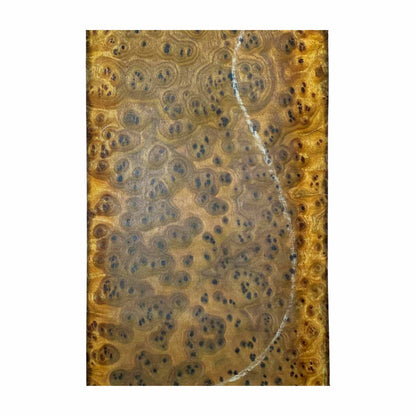 Quilted Camphor Burl Guitar Drop Top 21&quot; x 7-3/8&quot; x 3/8&quot; 