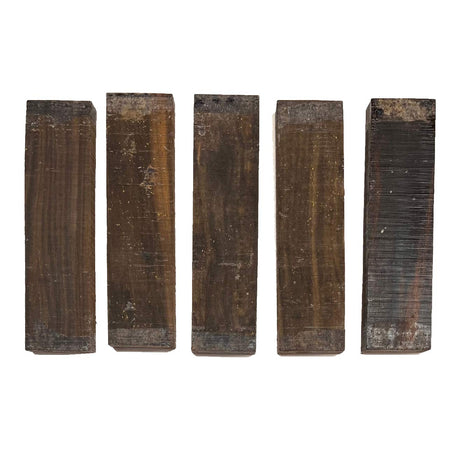 B Grade Gaboon Ebony Guitar Bridge Blanks - 7-1/2"x 2"x 1/2" - Exotic Wood Zone - Buy online Across USA 