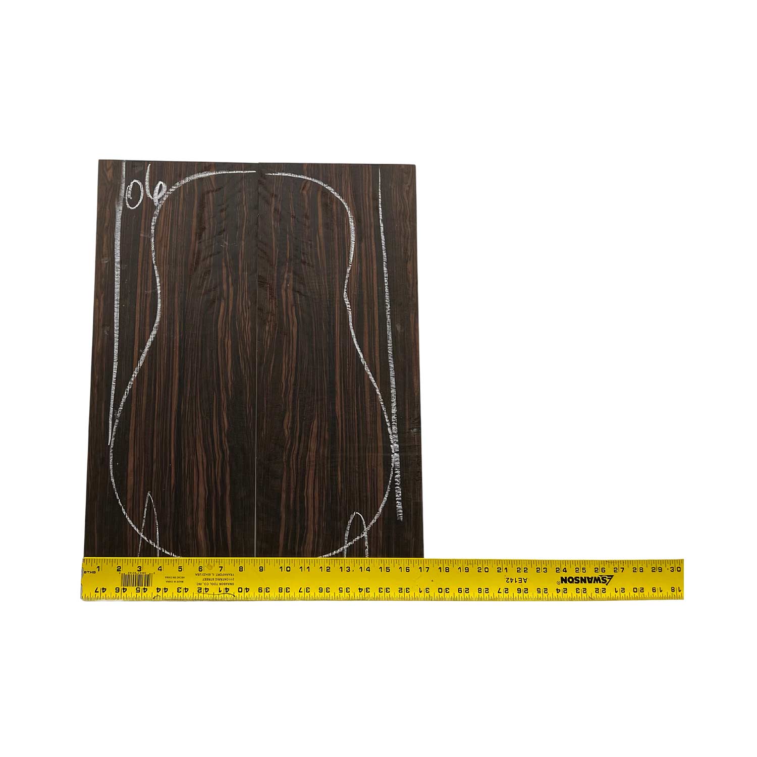 Macassar Ebony Classical Guitar Back Sets 