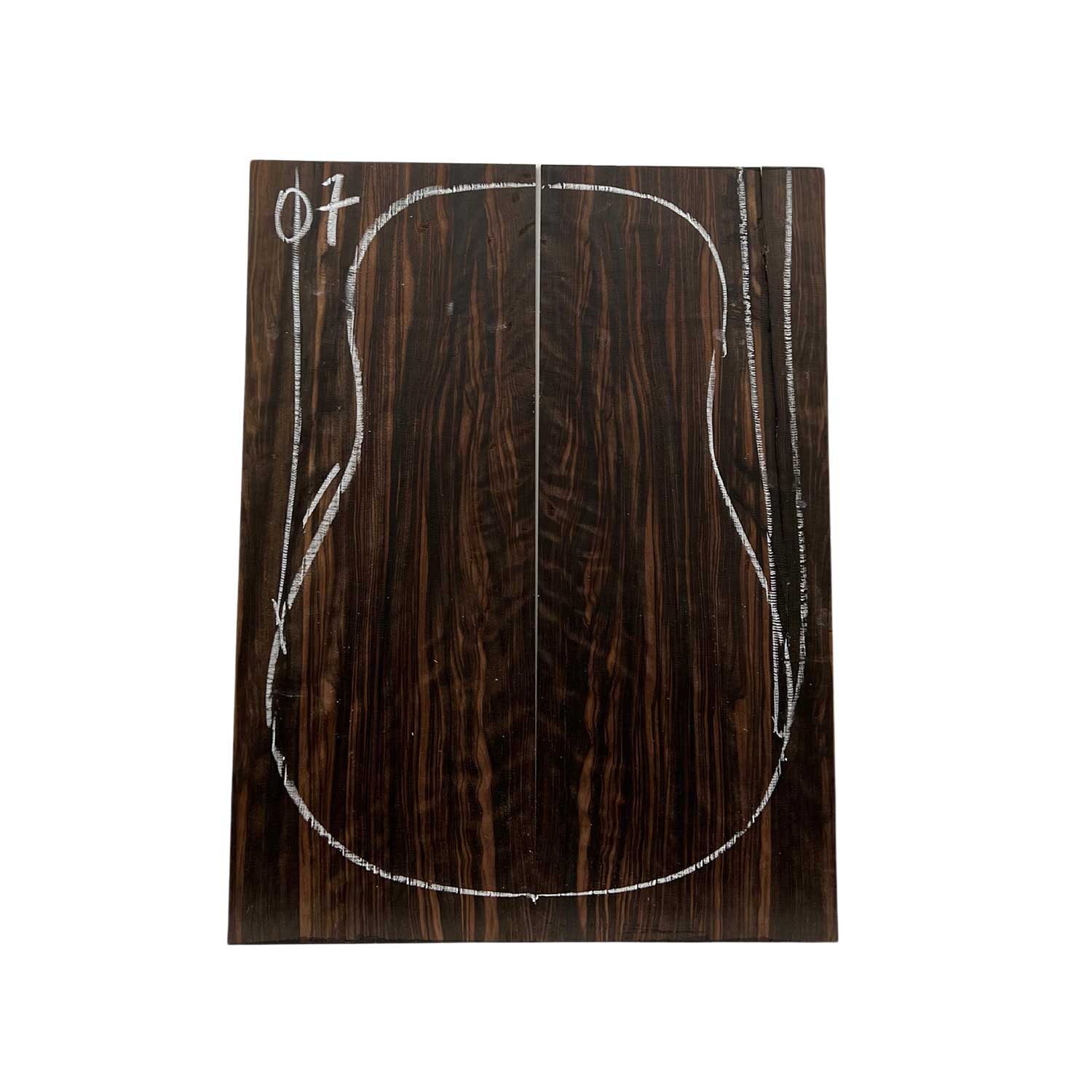 Macassar Ebony Classical Guitar Back Sets 