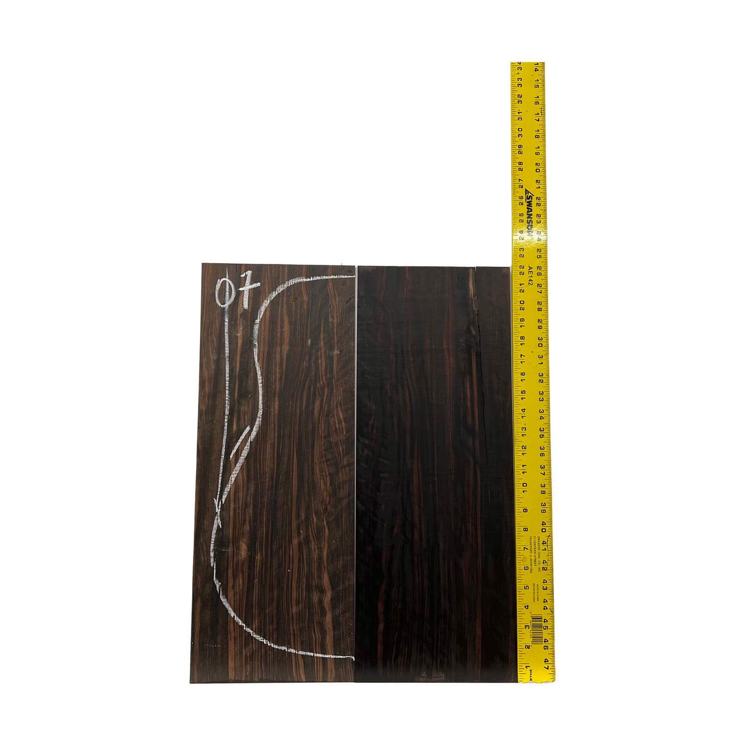 Macassar Ebony Classical Guitar Back Sets 