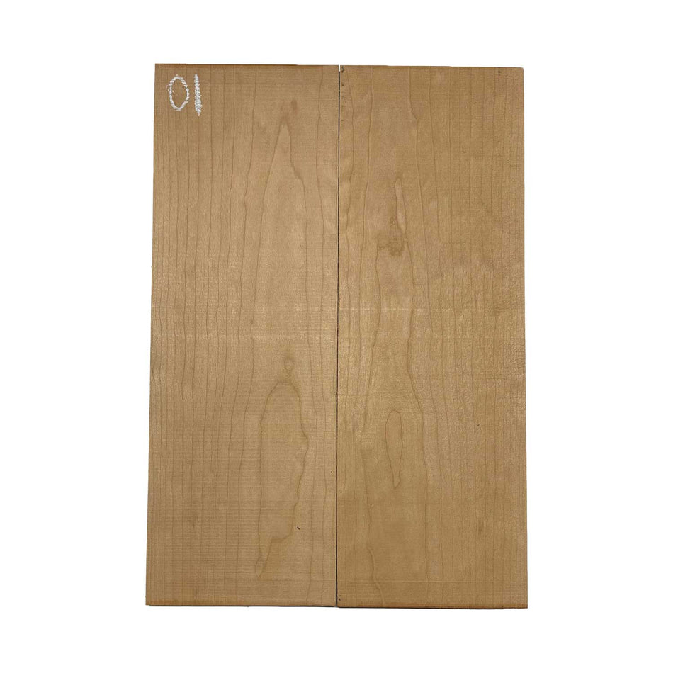 Ambrosia Maple Bookmatched Explorer Juego de tapa abatible para guitarra - 28" x 9" x 1/4"